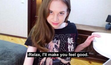 Russian depraved neighbor wanted to try the guy’s dick