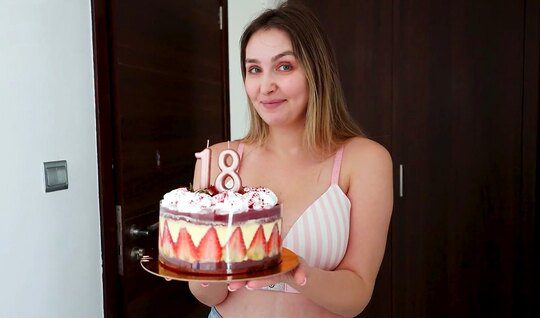 Mom’S Stepson Congratulated Her Birthday And Gave Sex