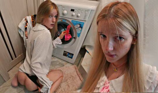 Russian Cutie In Panties Chose A Real Dick Over A Rubber One